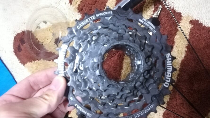(ロードバイク)11速のホイールに7速のスプロケットを付ける方法(クロスバイク)